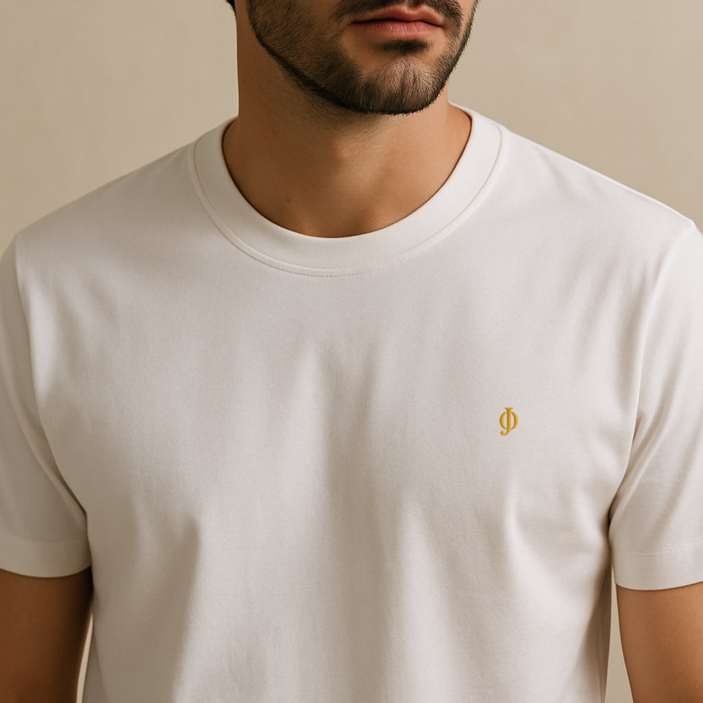 White Just One Tee
