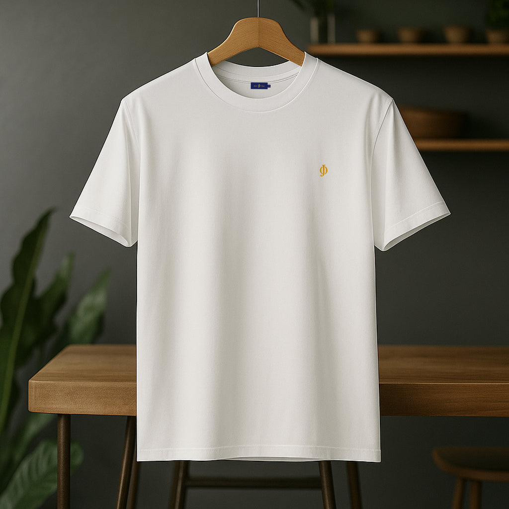 White Just One Tee
